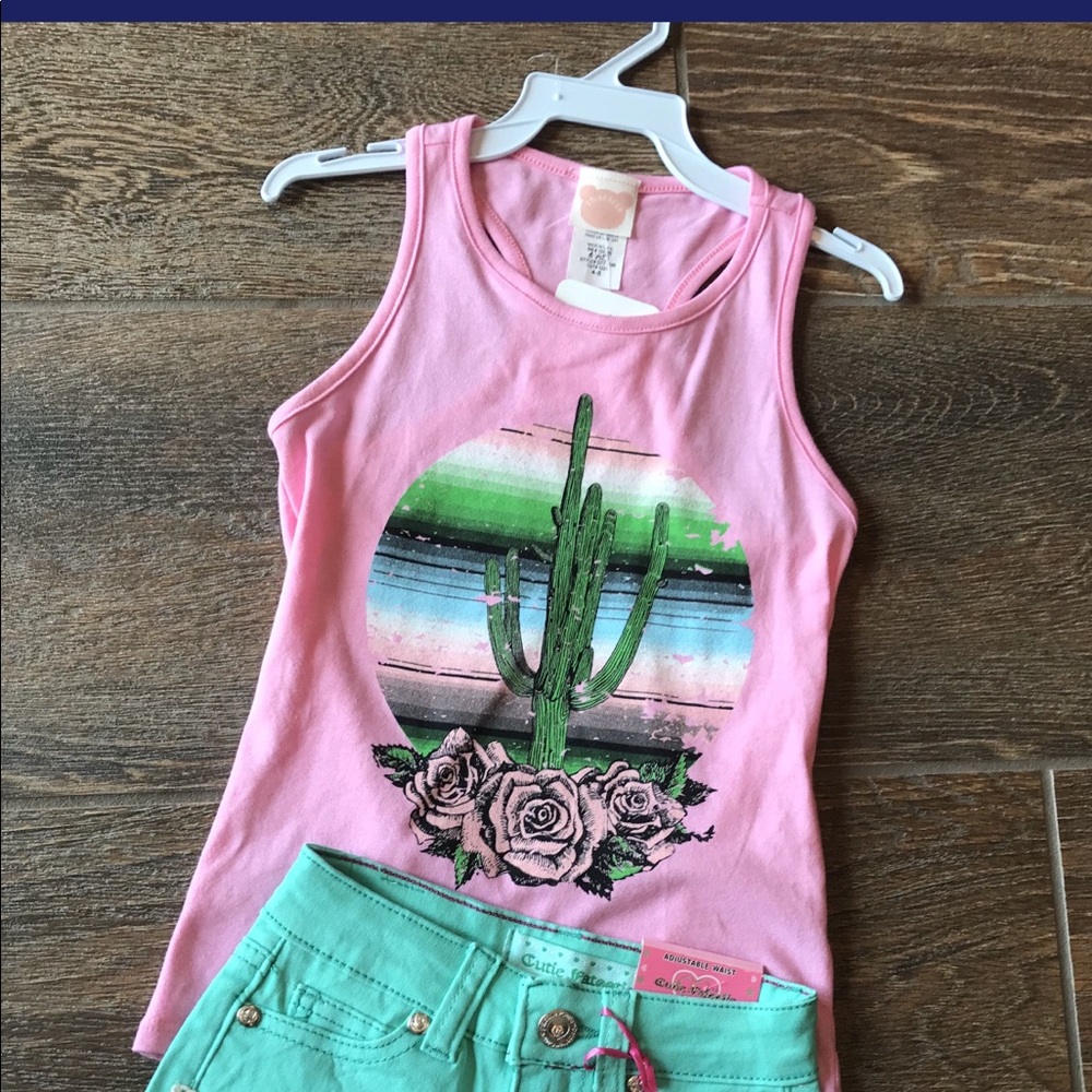 Pink Cactus Tank